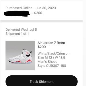 Retro Jordan 7… size 12